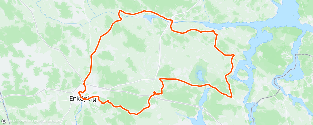 Map of the activity, Lördagsklunga