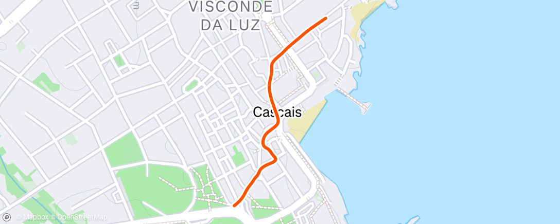 Map of the activity, Night Walk