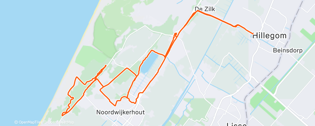 Map of the activity,  zwaaien!