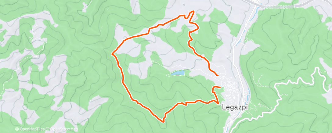 Map of the activity, Excursión de mañana