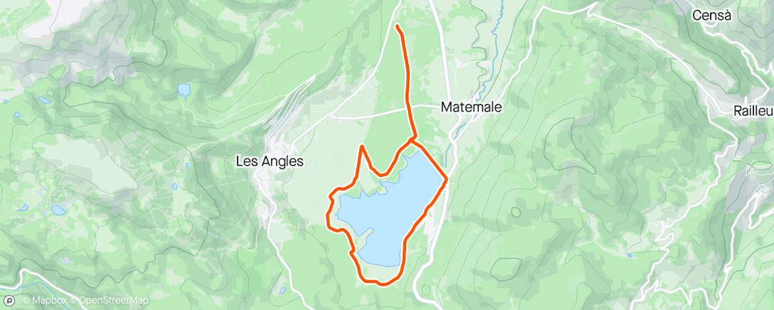 Map of the activity, Easy Run