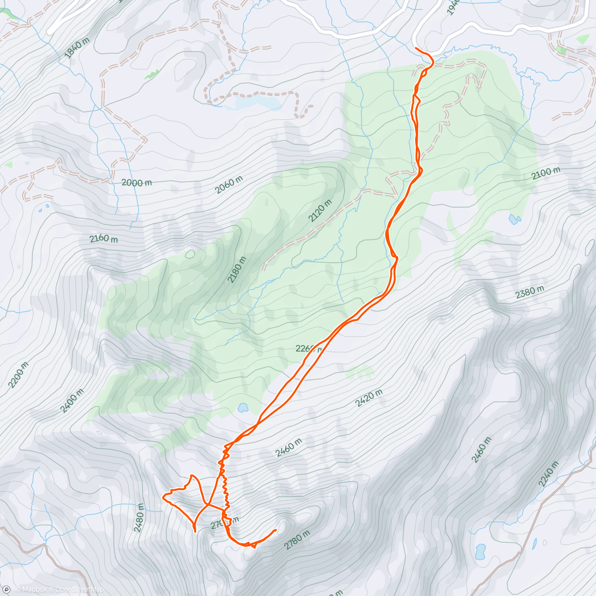 Map of the activity, Grand Fond - Arpire