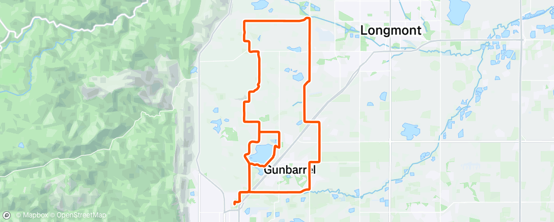 Map of the activity, Dirt road anthem