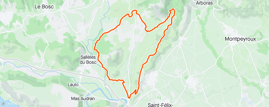 Kaart van de activiteit “Morning trail run”