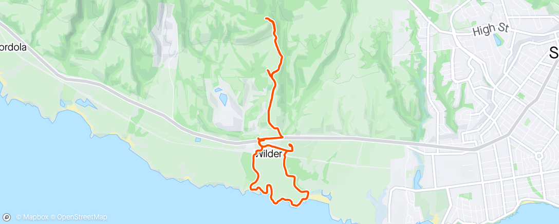 Map of the activity, Wilder ranch