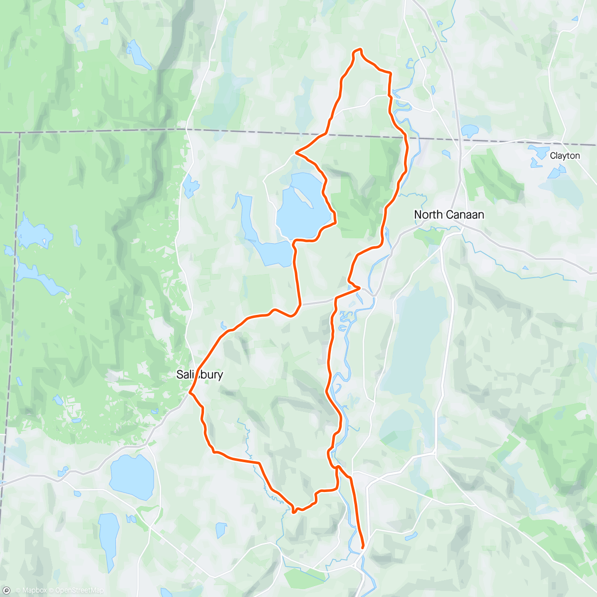 Map of the activity, Chill gravel with Leepers