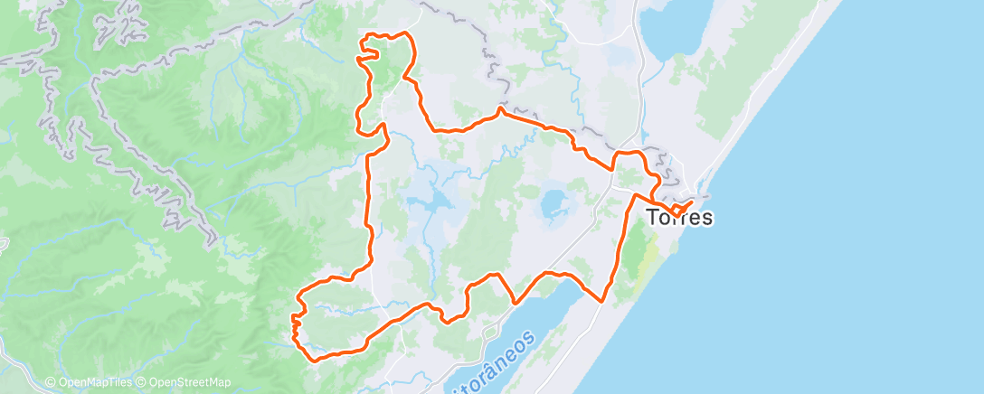 Mappa dell'attività Morning Ride