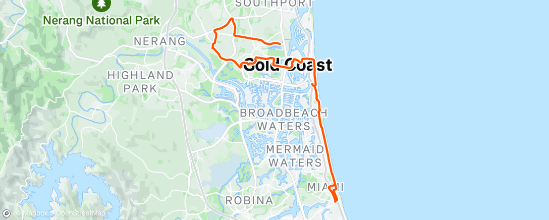 Map of the activity, Morning Ride