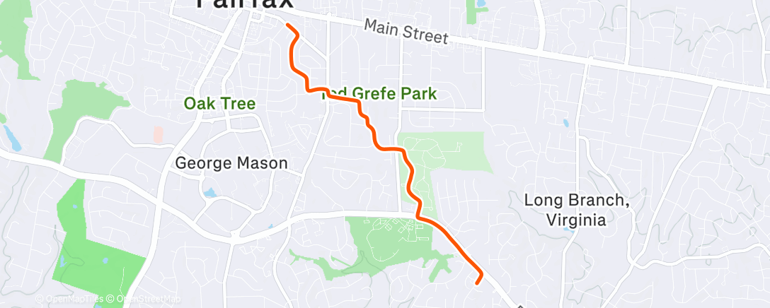 Map of the activity, First ride of the year to Walgreens!!