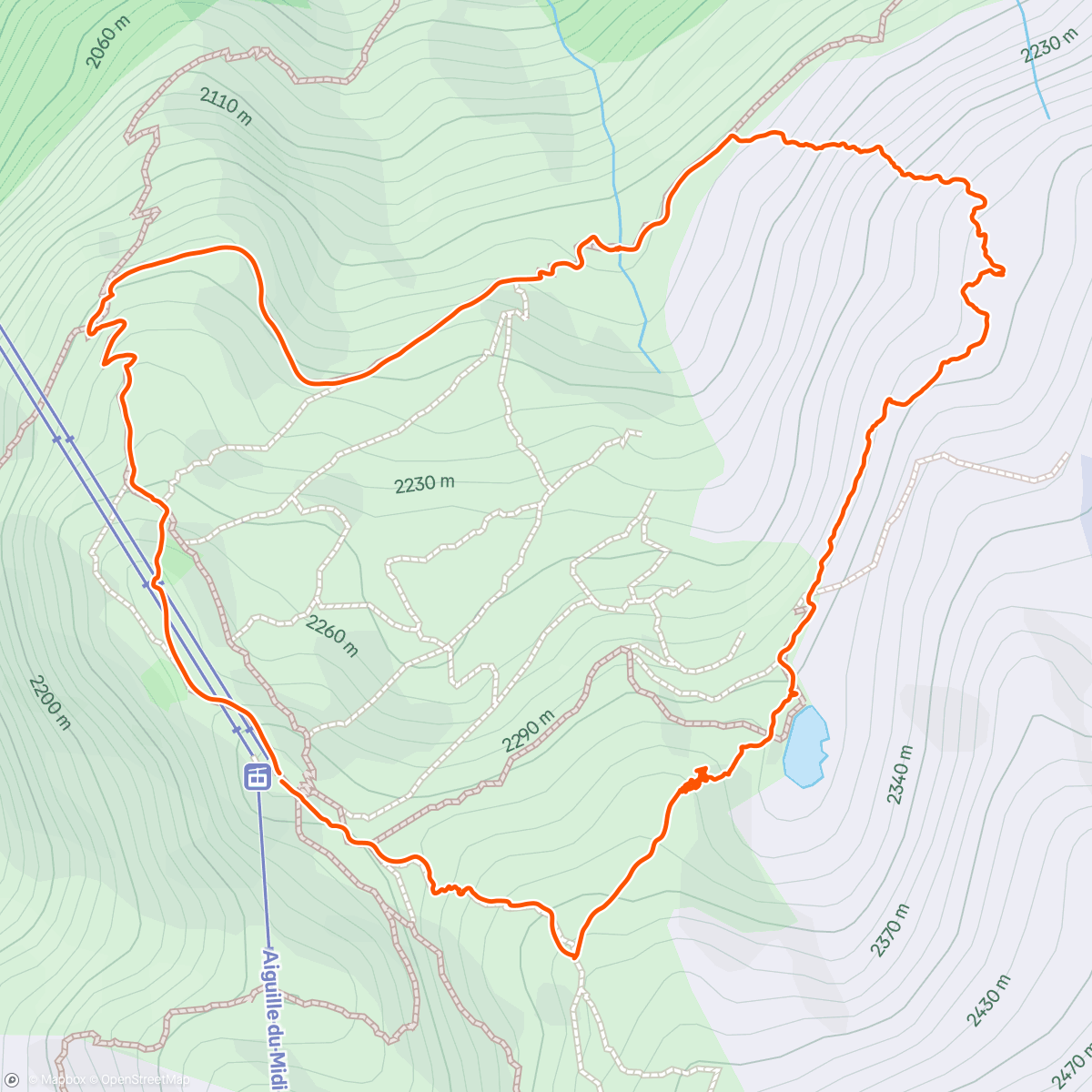 Map of the activity, TNF Flora Alpina