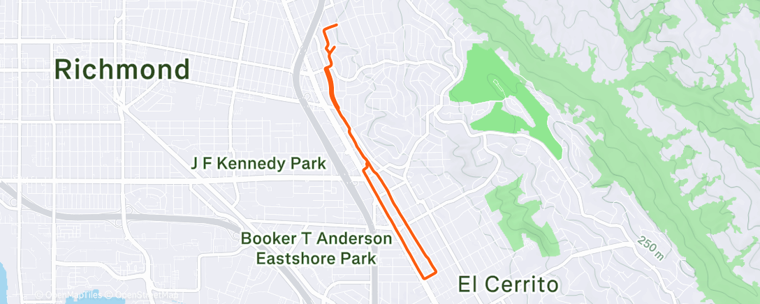 Map of the activity, Sylvie run 🙏