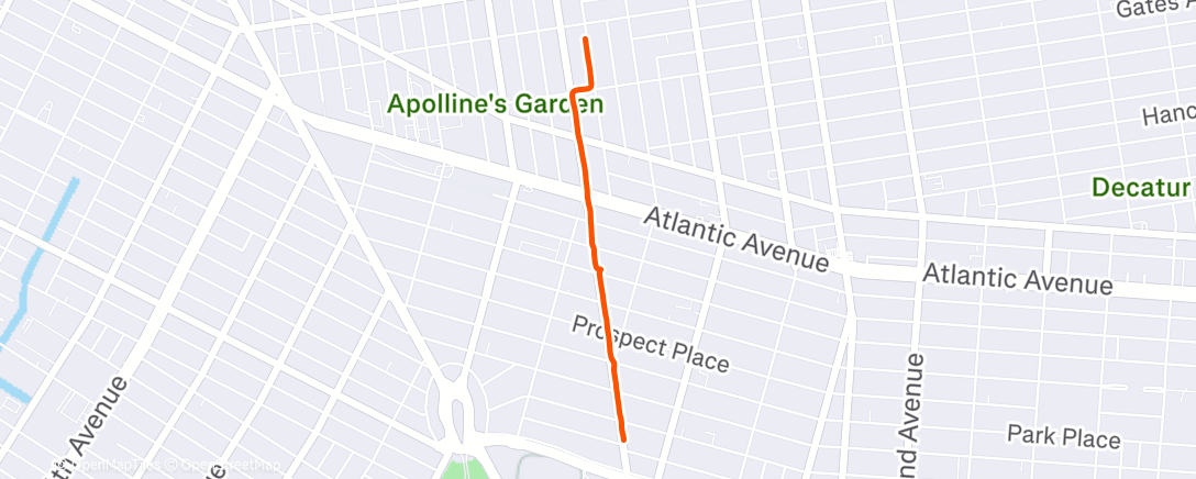 Карта физической активности (Afternoon Walk)