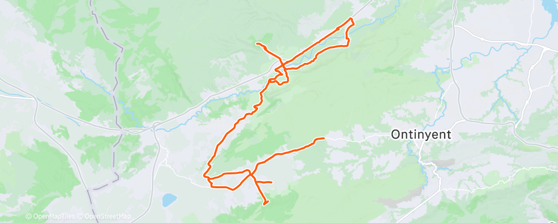 Карта физической активности (Bicicleta por la mañana)