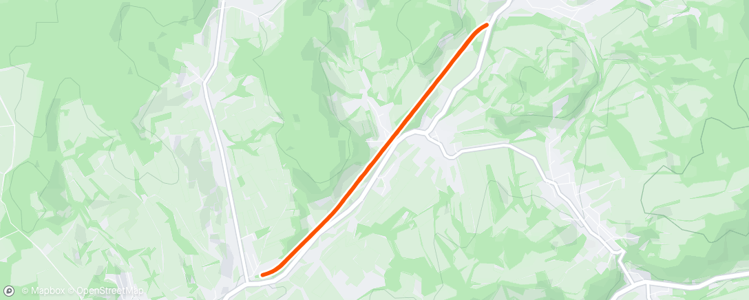 Map of the activity, Morning Trail Run