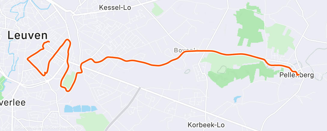 Map of the activity, Fiets oppikken