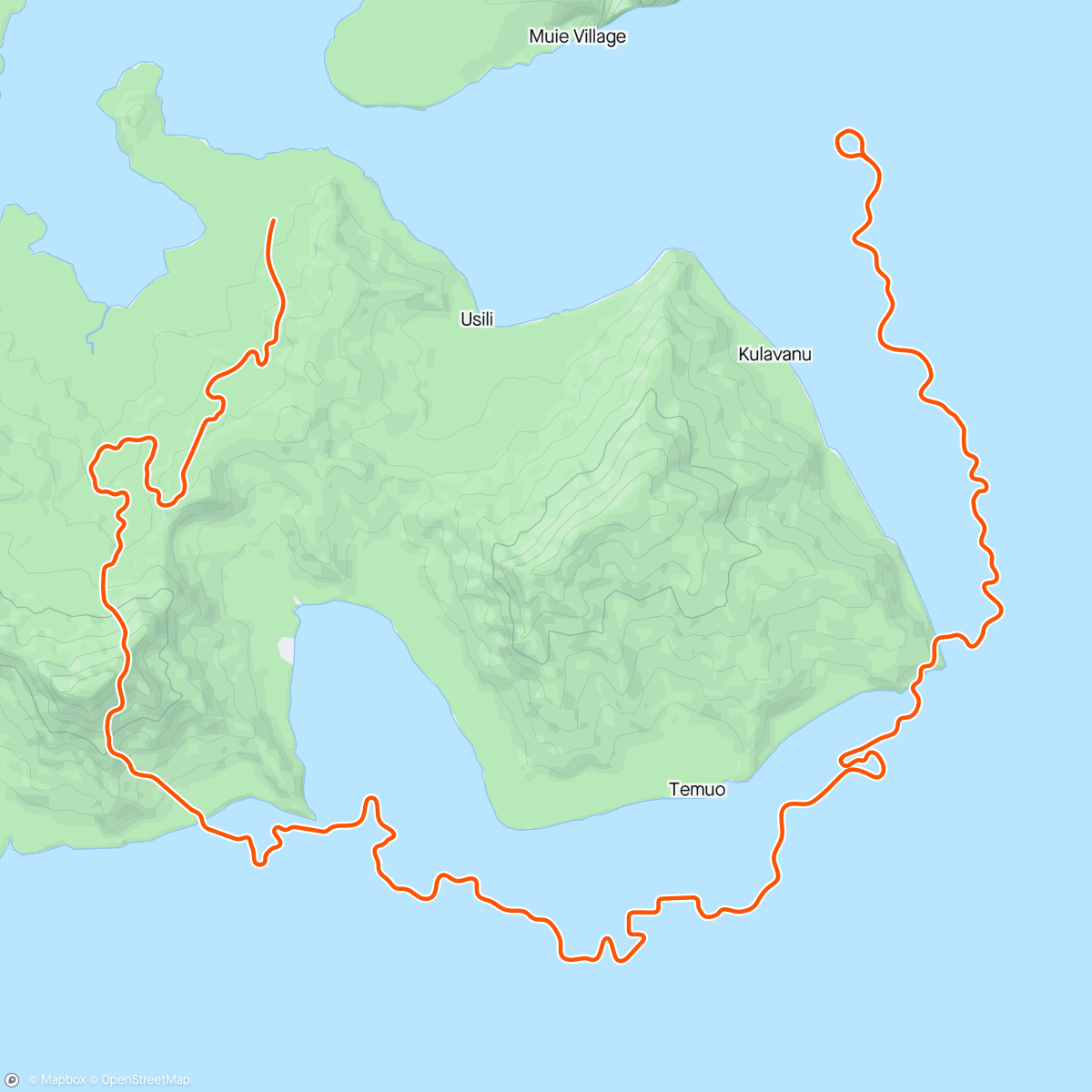 Map of the activity, Zwift - Group Ride: Sunday Funday p/b TBR (D) on Coast Crusher in Watopia