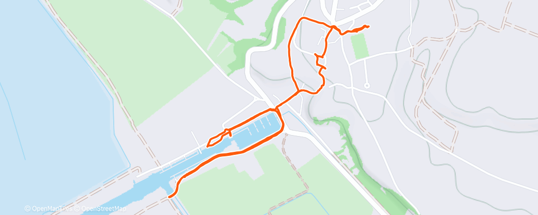 Карта физической активности (Marche le midi)