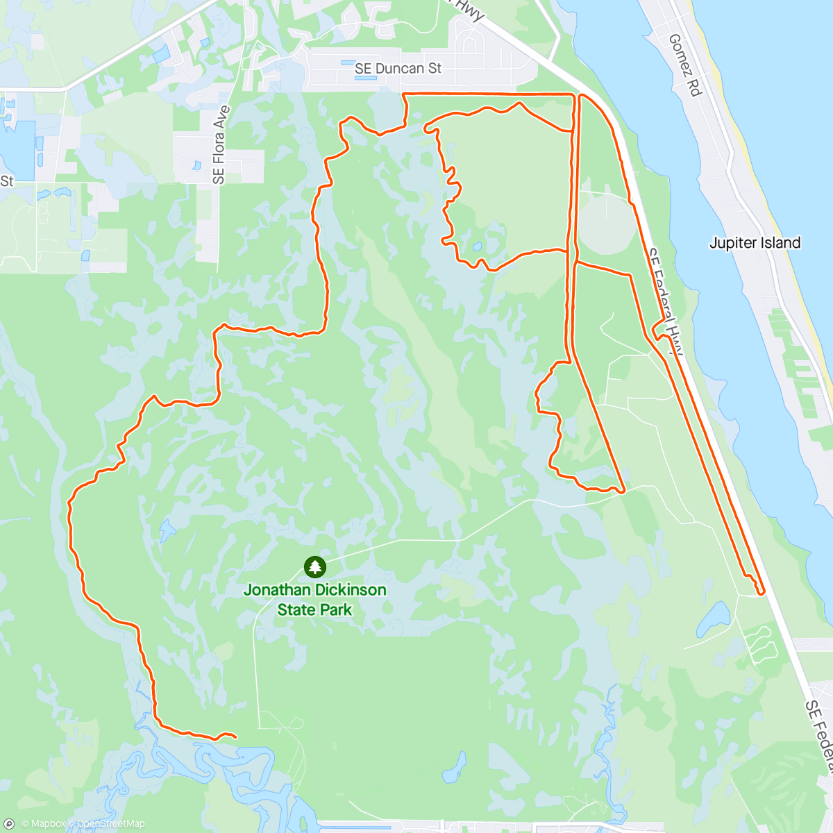 Map of the activity, Dunes 50k 🥇