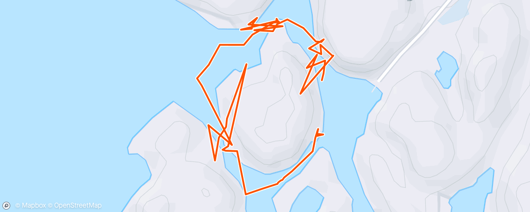 Map of the activity, Coasteering på Sotra med Kraftlauget🙌