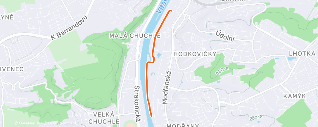 Карта физической активности (Morning Run)