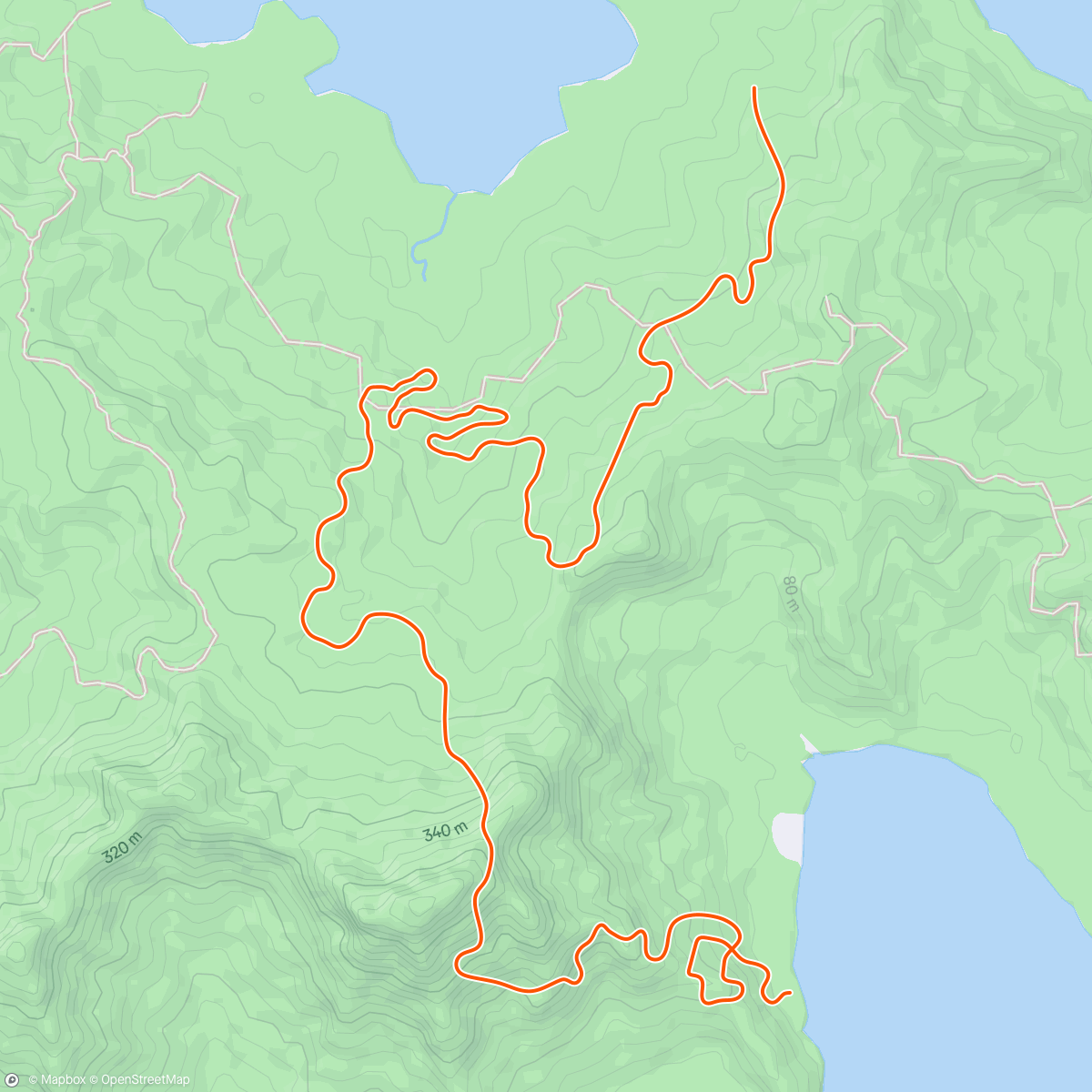 Map of the activity, Zwift - Mayan San Remo in Watopia