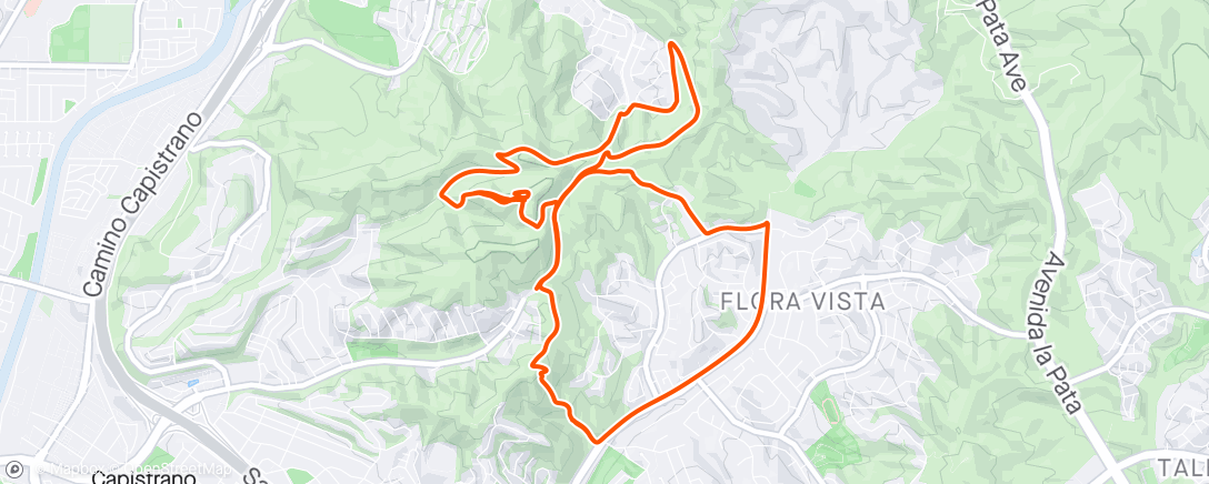 Map of the activity, Mtb is so fun but awakens the demons