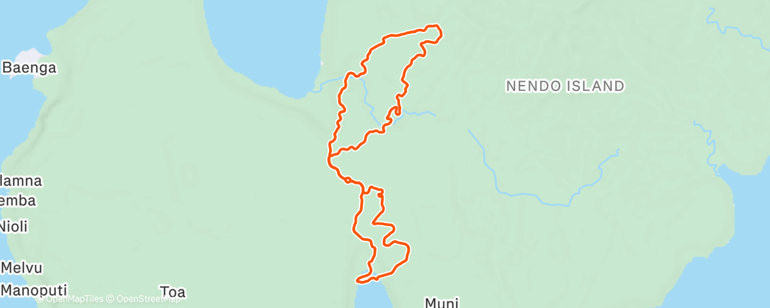 Map of the activity, Zwift - Race: Team DRAFT Sunday Race (A) on Wandering Flats in Makuri Islands