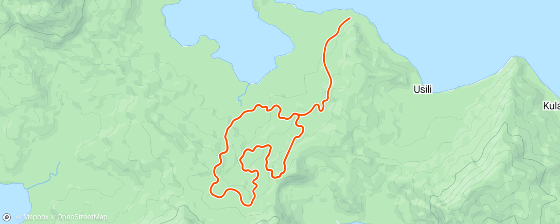 Map of the activity, Zwift - 220 i 100 min in Watopia