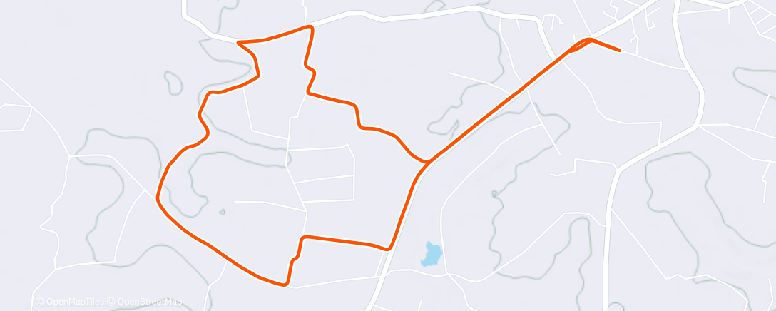 Карта физической активности (Afternoon Run)