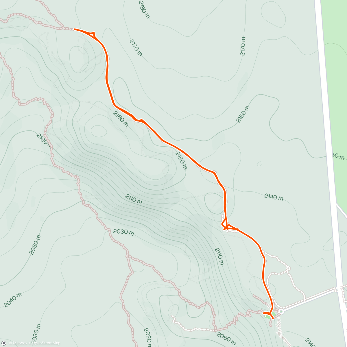 Map of the activity, Marche - Roques de Garcia
