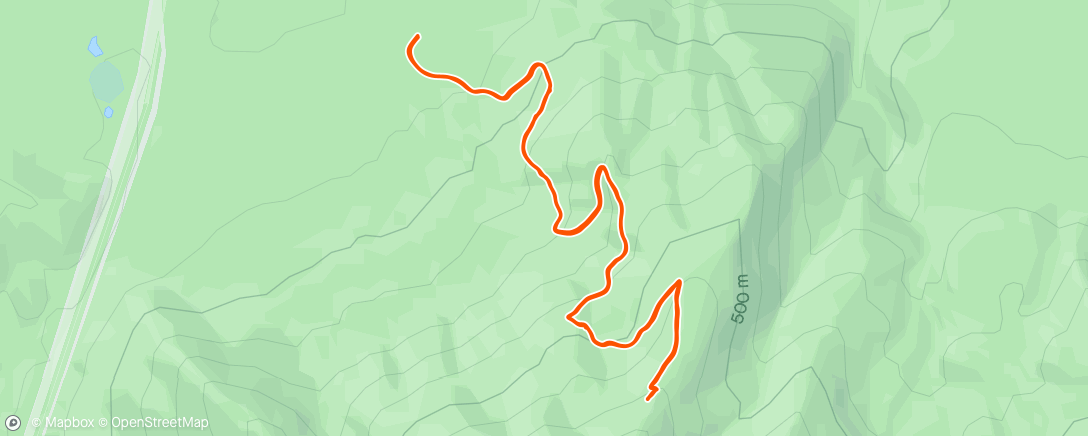 Mapa da atividade, Walk in the woods