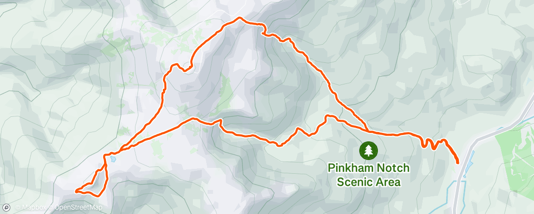 Map of the activity, Morning Trail Run