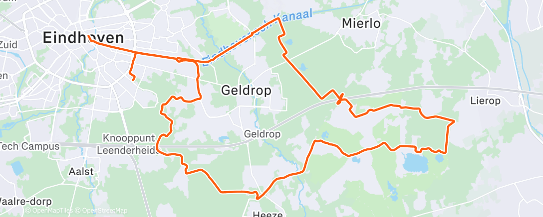 Map of the activity, Namiddagrit