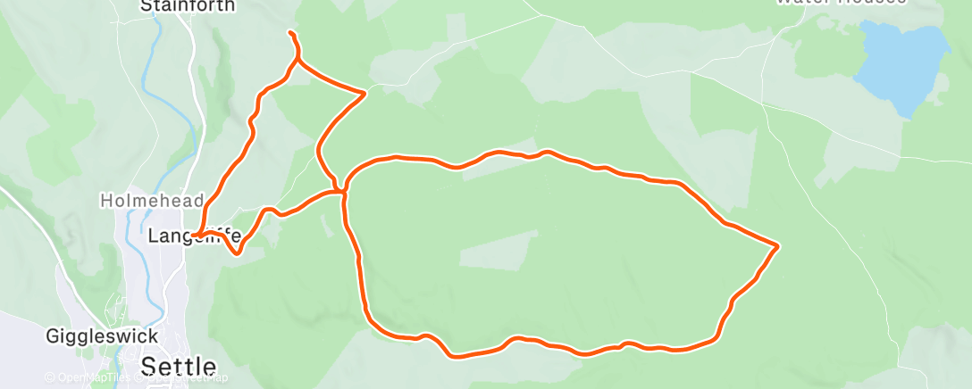 Карта физической активности (Run 🏃‍♂️, Swim 🏊‍♂️, Run 🏃‍♂️)