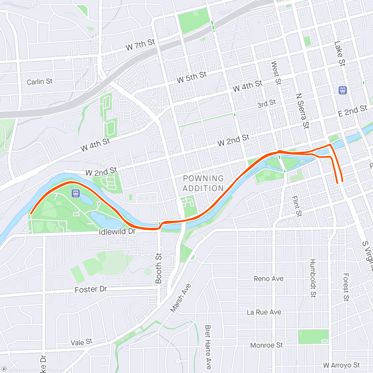 Map of the activity, Slow 4