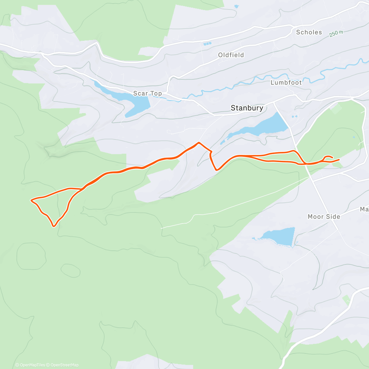 Map of the activity, Auld Lang Syne