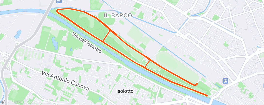 Map of the activity, Afternoon Ride