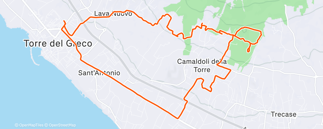 Map of the activity, 2025-12-30Ride