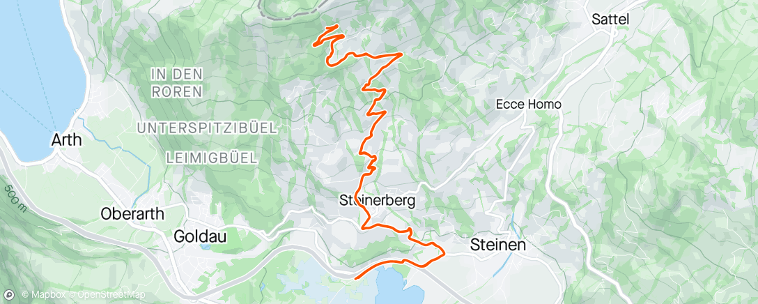 Map of the activity, Mit Eva in der Schweiz Tag 3 Eva beim Bergrollern begleitet