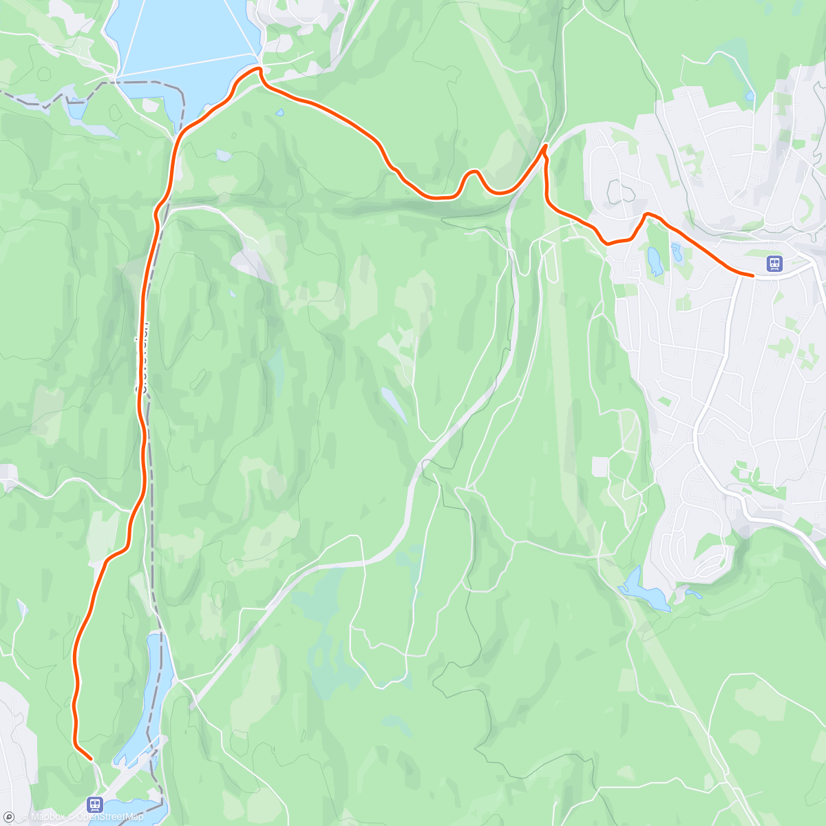 Map of the activity, Earth-Day plogging: Movatn - Ørfiske - Rotnes