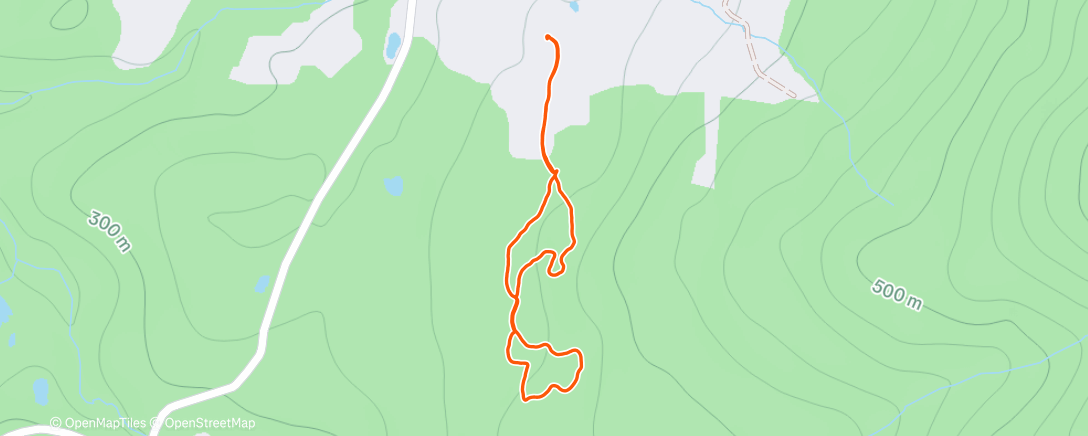 Map of the activity, Raquette 🎄