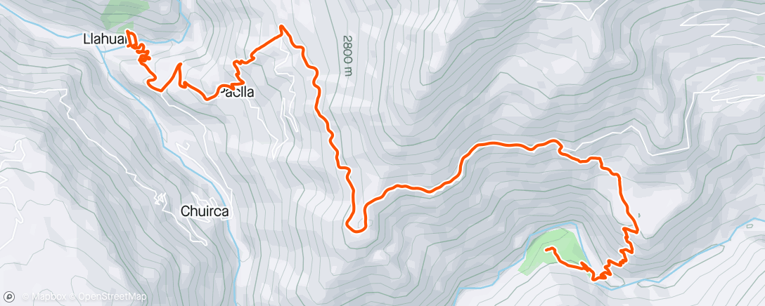 アクティビティ「Colca canyon dag 2」の地図