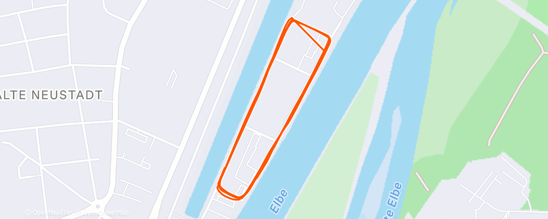 Map of the activity, Tempoläufe 🥶