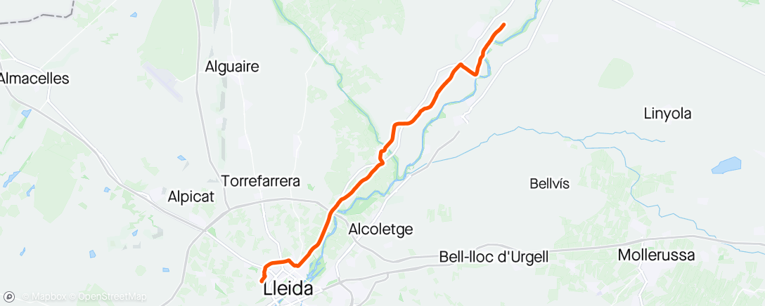 Mapa da atividade, Lleida-St.Llorenç part 2