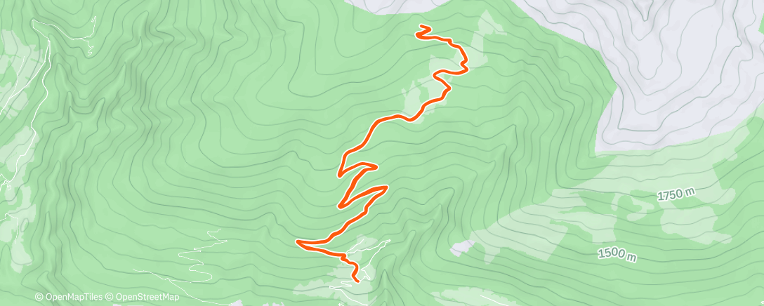 Map of the activity, ochsnerspitz - 2.666 mm 😅