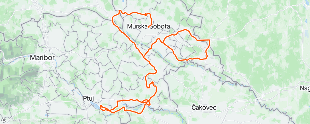 Map of the activity, Tour de Eslovenia stage 1