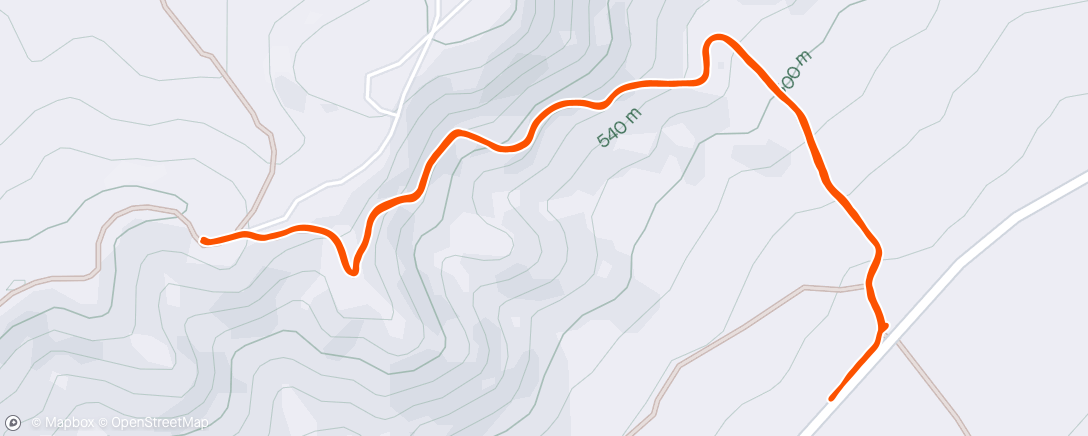 Map of the activity, MM Montaña