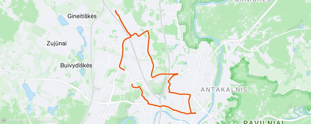 Map of the activity, Commute 💼