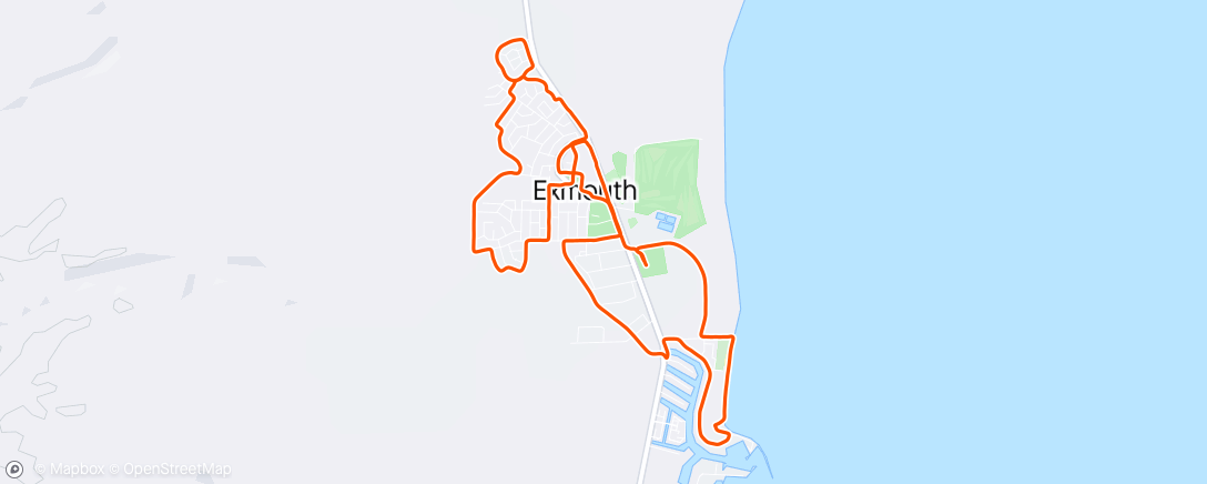 Карта физической активности (Exmouth)