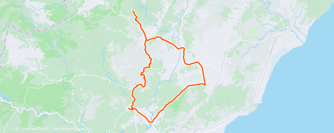 Карта физической активности (Morning Ride)